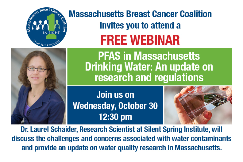 MBCC webinar PFAS contaminants in Massachusetts drinking water Silent Spring Institute