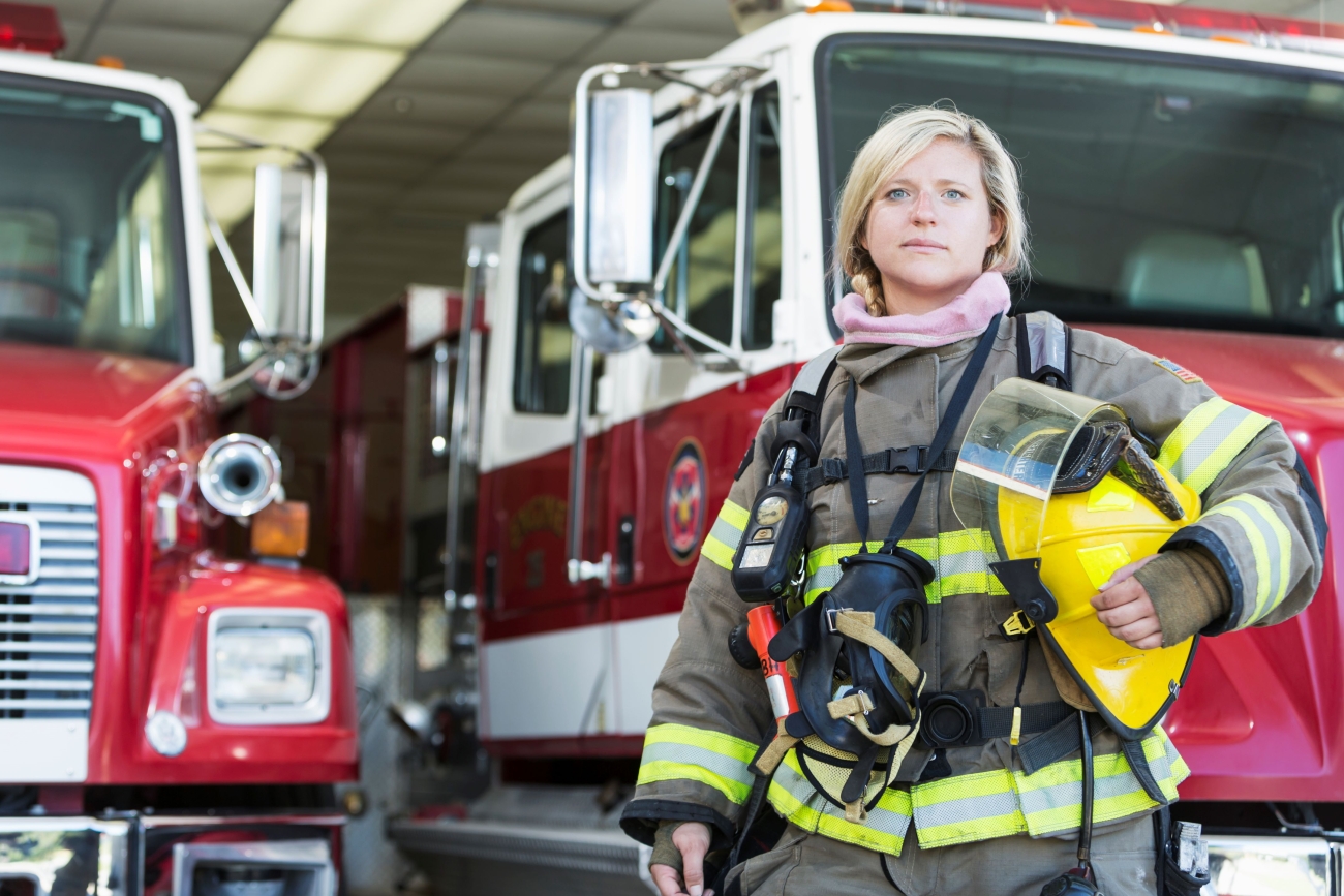 female firefighter and breast cancer