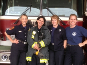 Women firefighters